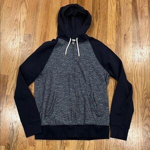 Sonoma Navy Men's Zip Hoodie - Size M